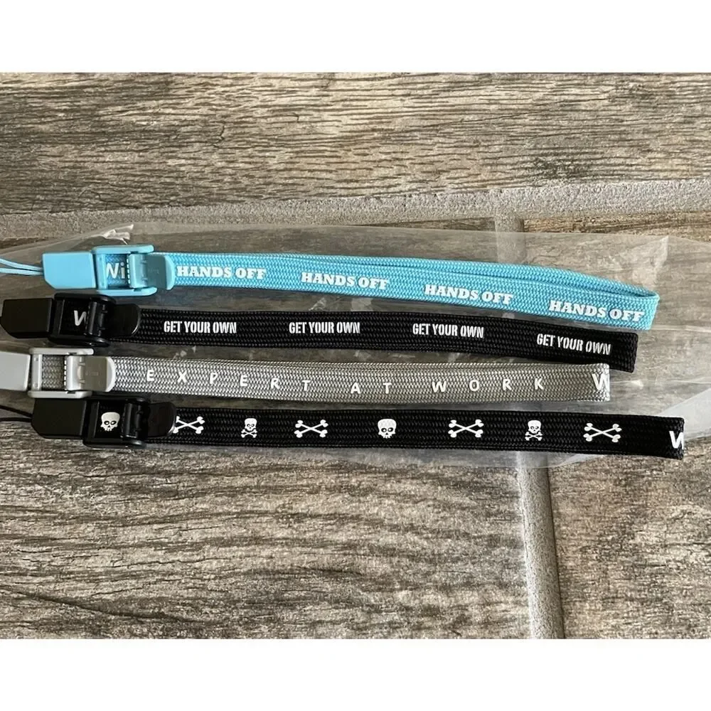 Nintendo Wii Remote Wrist Straps OEM Hands Off Get Your Own Promo 2006